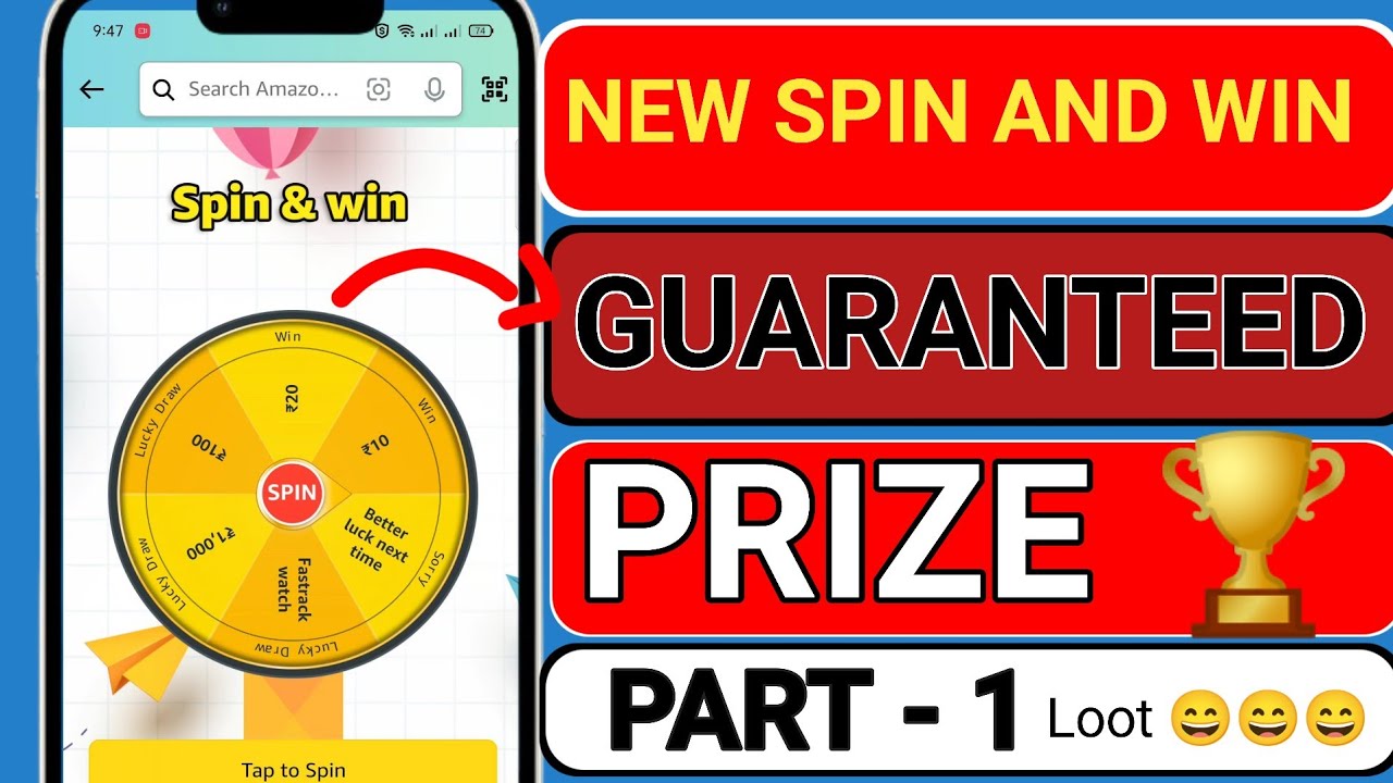 Amazon Spin And Win quiz answer Amazon New Spin And Win how to Win