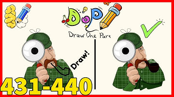 DOP Draw One Part Level 431 432 433 434 435 436 437 438 439 440 Solution or Walkthrough
