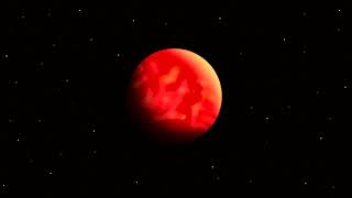 Rotating Red Planet Animation Test - Krita/iMovie