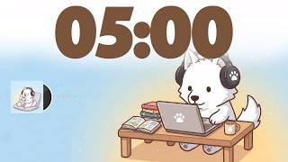 5 Minute Timer 🎧 Lofi Music | Quick Focus & Study Timer