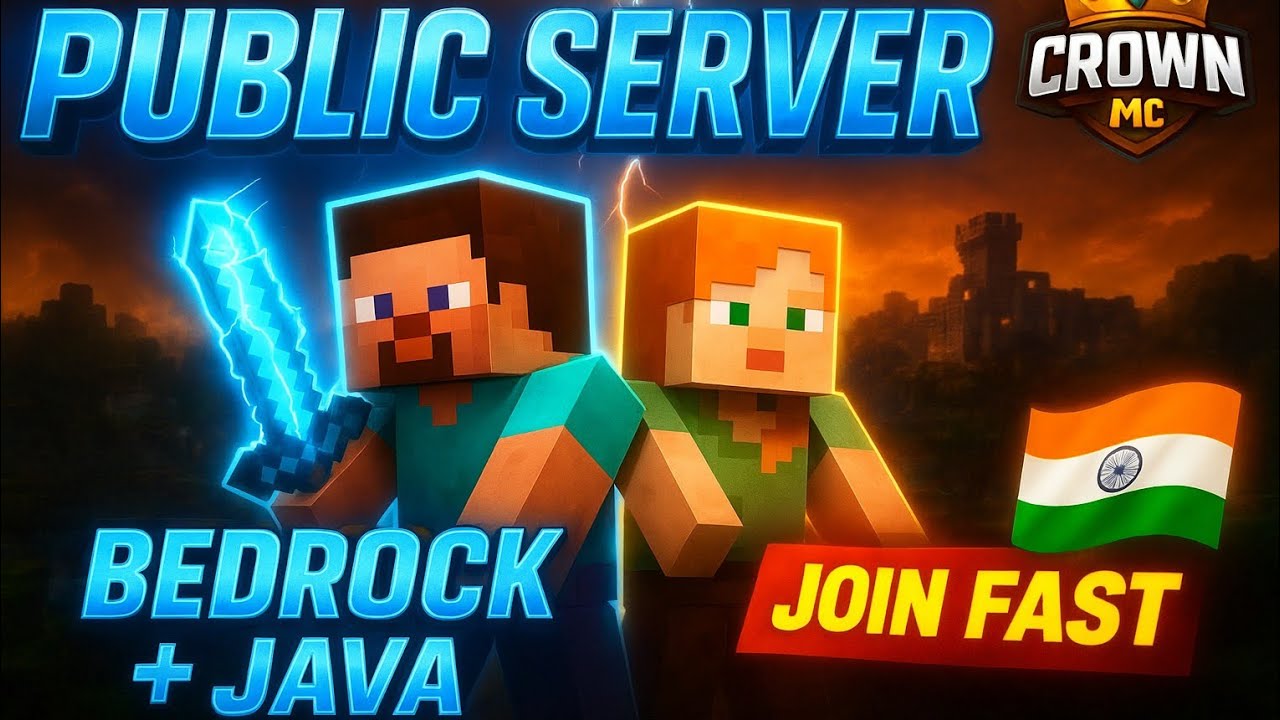 Minecraft Free Public Server | Join Fast – Play with Us! Java + PE # ...