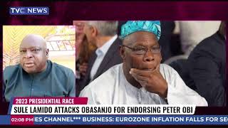 Sule Lamido Attacks Obasanjo For Endorsing Peter Obi