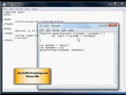 JavaScript Training Series - Tutorial 10 - Making Function Return a ...