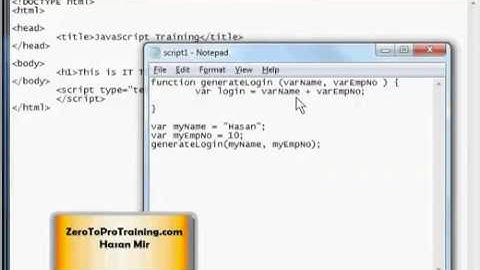 JavaScript Training Series - Tutorial 10 - Making Function Return a Value