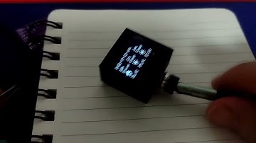 ESP-01 + OLED clock & weather station