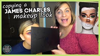 Copying James Charles Full Face Of Makeup Using His Morphe Palette