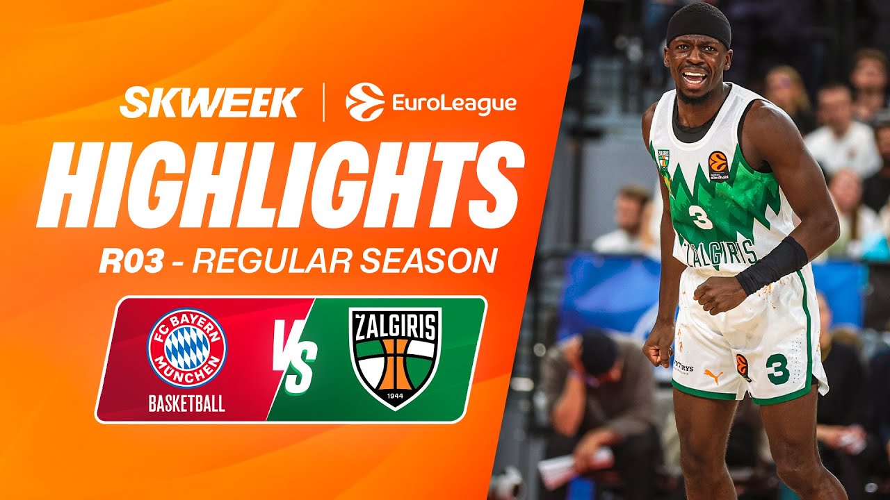 WILL ZALGIRIS KAUNAS STAY UNDEFEATED? BAYERN MUNICH VS ZALGIRIS KAUNAS - HIGHLIGHTS - EUROLEAGUE R03