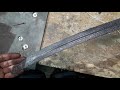 Restovration extreme rusty abandoned 1890&#39;s blade/Востановление кавказского ножа Бебут