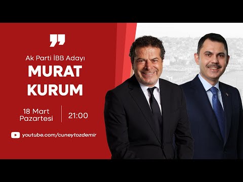 MURAT KURUM CANLI YAYINDA CÜNEYT ÖZDEMİR'İN SORULARINI YANITLIYOR