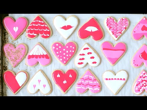 Vídeo: Biscoitos Do Dia Dos Namorados
