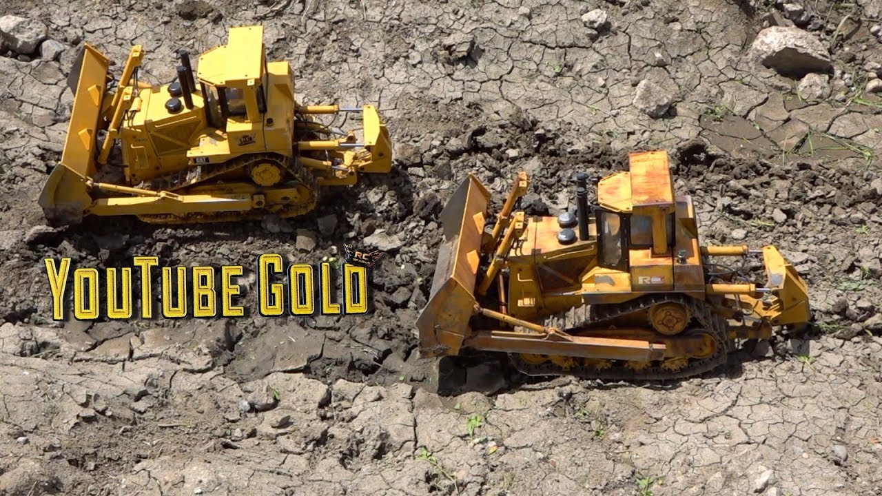 ⁣YouTube GOLD - DUEL DOZERS RIP the CUT - GOLD MAKES THE UGLY BEAUTIFUL!  (s2 e14) | RC ADVENTURES