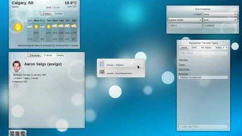 KDE 4.3 Plasma Overview Screencast part 1