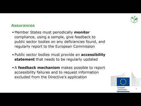 Web Accessility Directive of the European Union