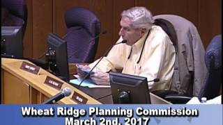 Wheat Ridge Planning Commission 03-02-17 Wheat Ridge Planning Commission 03-02-17