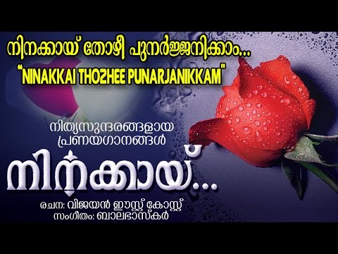 നിനക്കായി തോഴീ പുനർജനിക്കാം | Ninakkai Thozhee | Ninakkai | Biju Narayanan | Lyrical Video