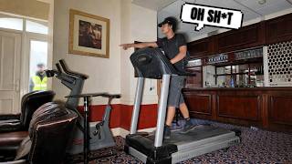 We find a completely UNTOUCHED ABANDONED hotel with SECURITY hunting us down!