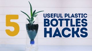 5 mind-blowing ways to reuse bottles l 5-MINUTE CRAFTS