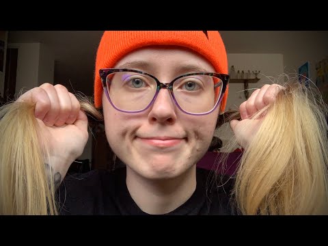 Constantly Fixing and Adjusting My Hair + Hat Visual ASMR | No Talking | Lofi Monday's