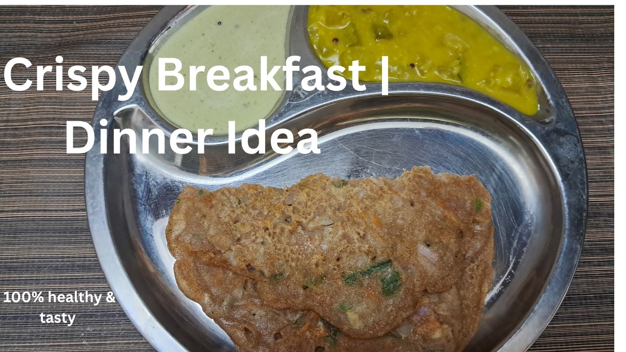 Crispy Millet Tiffin | Healthy Breakfast & Dinner idea for All Ages | Super Crispy & Nutritious