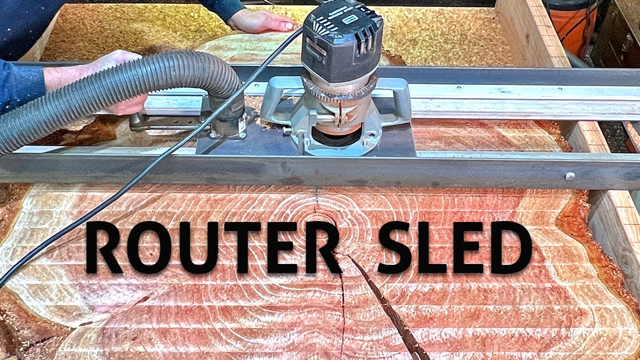 This Router Sled Works like a Dream! We're Having A Good Time! - YouTube