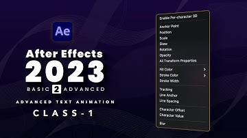 Text Animation in Adobe After Effects 2023: Advanced Techniques