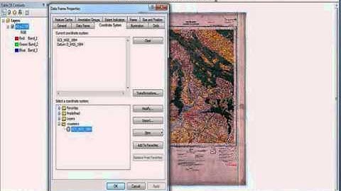 GEOREFERENCING THE RASTER DATA IN ARCMAP10