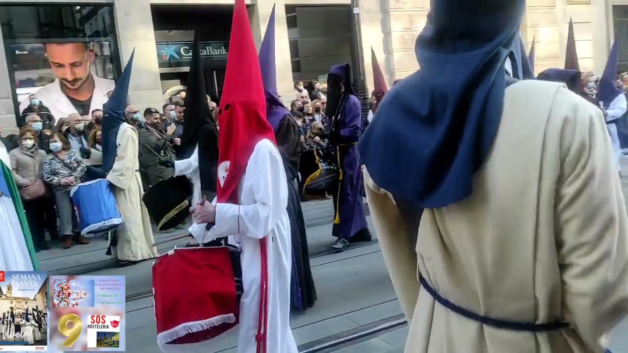 SEMANA SANTA ZARAGOZA 2022. SÁBADO PASIÓN. VÍVELA.