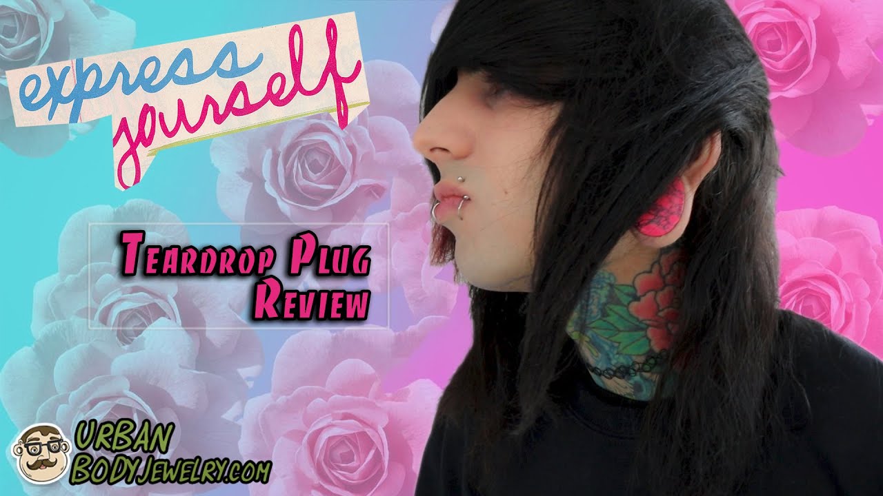 Express Yourself with Urban Body Jewelry | 1 & 1/4 inch Teardrop Plugs Review
