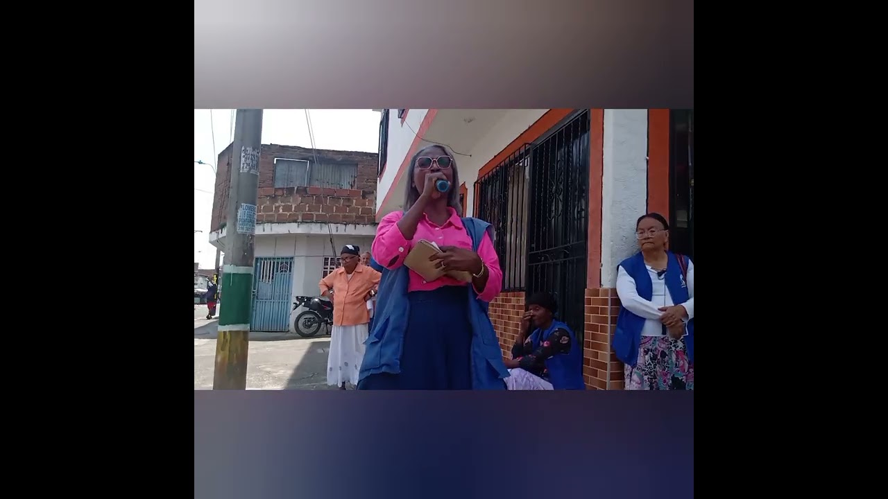 Ana Zapata. Evangelismo en el barrio Asturias. 