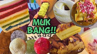 SUB) 디저트 먹방 크림 케이크 치즈케이크 찹쌀떡 티라미수 DESSERT MUKBANG CREAM CAKE CHEESECAKE TIRAMISU デザートムクバン クリームティラミス