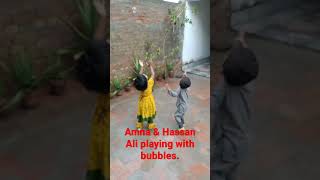 Viral Shorts | Children Playing with Bubble&#39;s | Rainy weather | Wow Kids Enjoy|