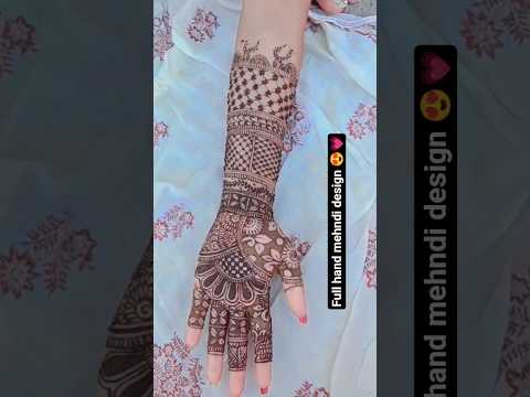 full hand mehndi design 😍💗 #subscribe #shortvideo #support #mehndi #trending #viral #like #views