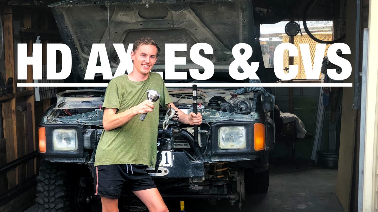 CHROMOLY HD Axles & CVs for LANDO! Huge Upgrades to my V8 Land Rover Discovery 1's Driveline!!!