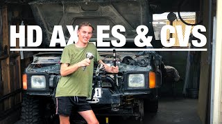 Athlete Statistics CHROMOLY HD Axles & CVs for LANDO! Huge Upgrades to my V8 Land Rover Discovery 1's Driveline!!!