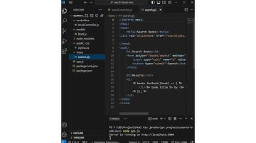 MVC in Express.js | Build a Book Search App in 1 Minute
