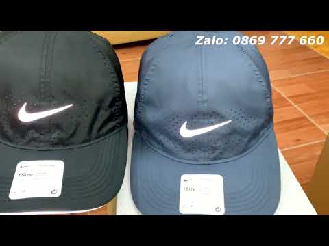 Video Mũ Nike phản quang chính hãng 2022 màu xám chì - youtube