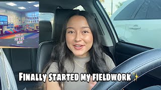 I started fieldwork/student teaching!!