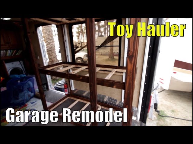 RV Remodel | ToyHauler bunkhouse Under $200 | 2011 Heartland Cyclone