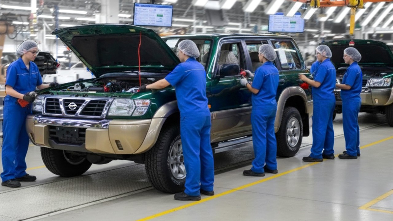 Nissan Patrol Factory Tour: Inside Assembly line – Advanced High-Tech Nissan Manufacturing process