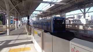 都営6500形6503F 急行日吉行き 武蔵小杉駅到着