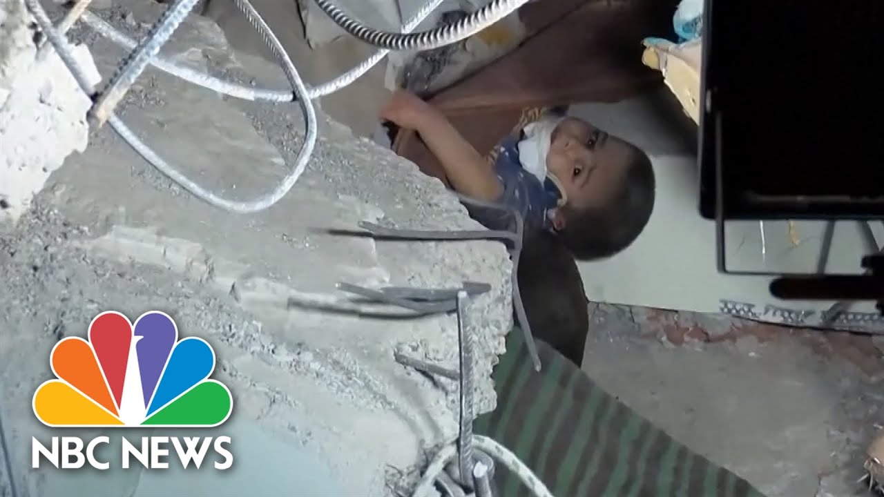 3-year-old boy rescued from flattened apartment 43 hours after quake