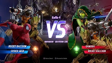 MARVEL VS. CAPCOM: INFINITE Rocket Raccoon Alt.,Spider-Man Gameplay In Arcade Mode