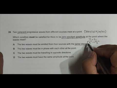 2022 CAIE AS & A level February March Physics Paper 12 Q. No. 24 (9702/12/F/M/22) by Sajit C Shakya