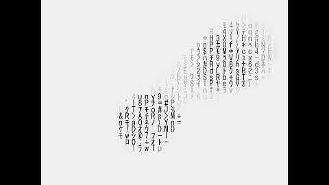 Character change by noise location. Draw by openFrameworks