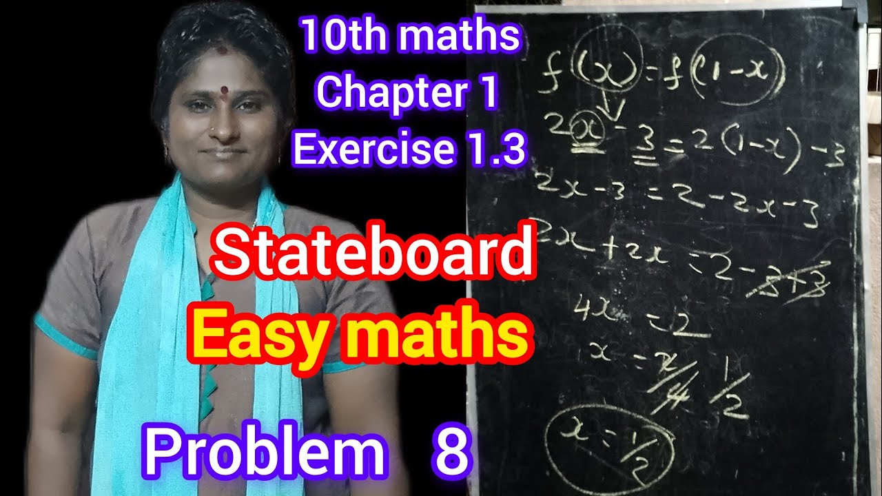 Class 10th maths, Chapter 1, Exercise 1.3,Problem 8, statboard - YouTube