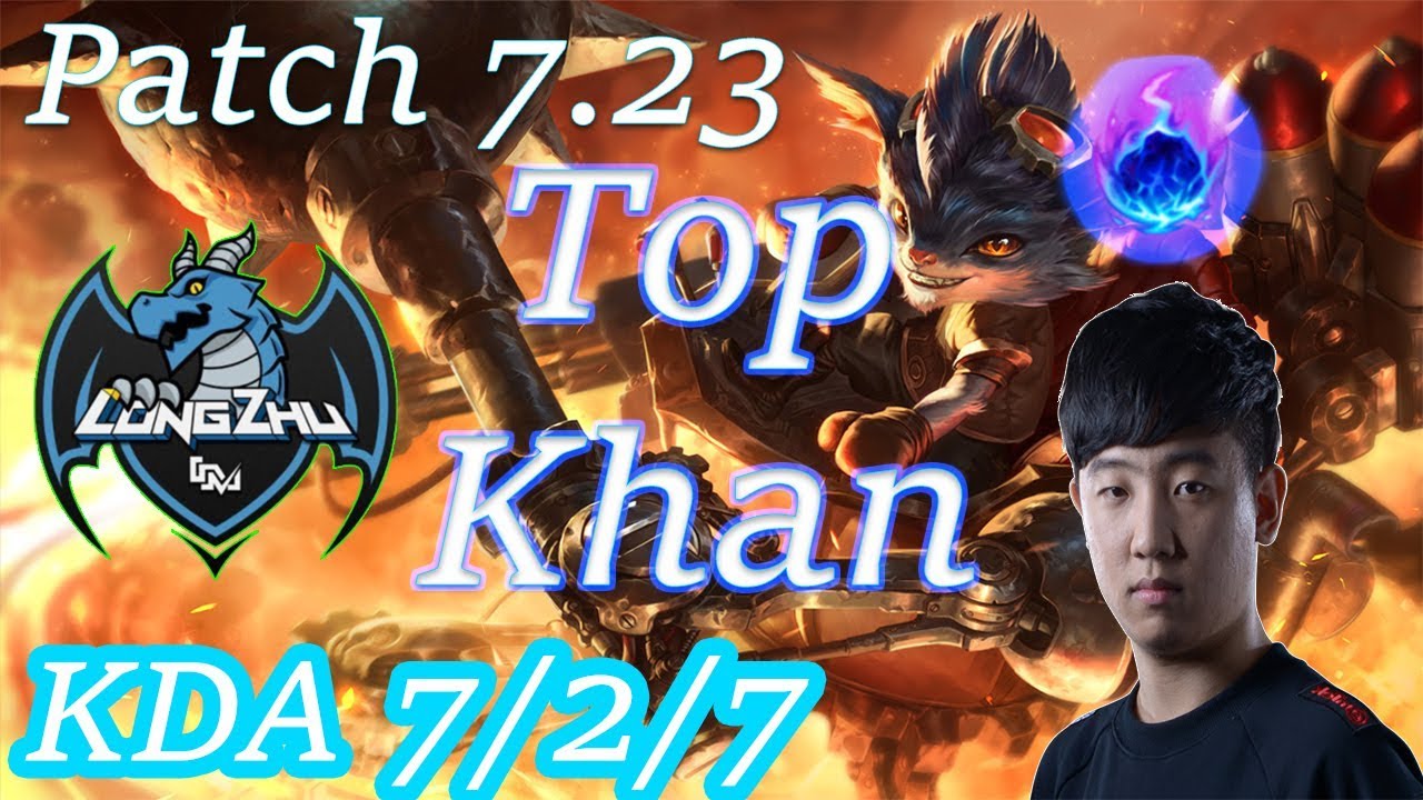 Lz Khan Rumble Vs Jarvan IV Patch 7.23 KDA  7/2/7