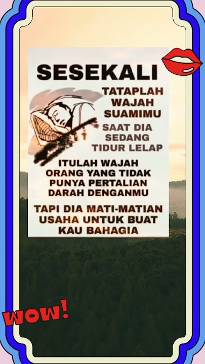 Suami mati Matian usaha buat istri bahagia #shorts