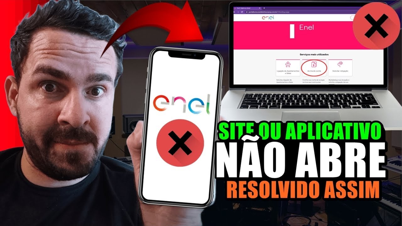 ENEL NÃO ABRE no PC ou CELULAR? Aprenda a RESOLVER!