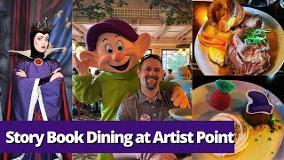 Story Book Dining at Artist Point with Snow White | Enchanted Dining Experience! 🍎