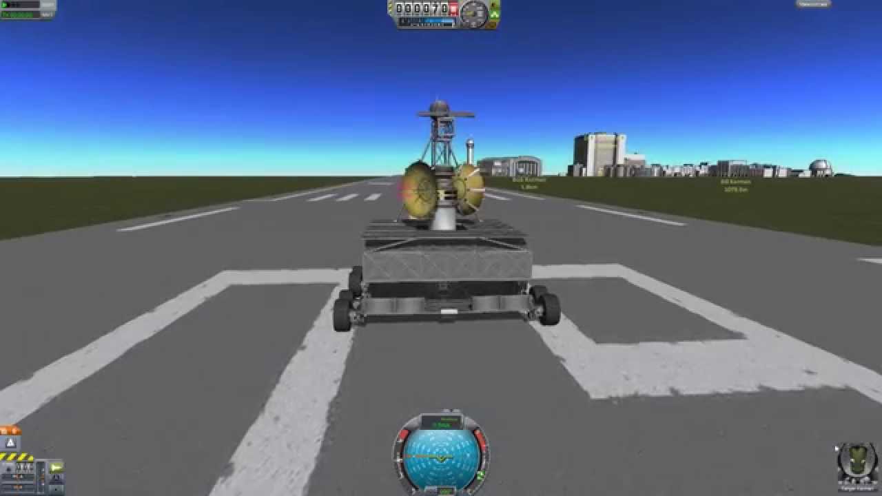KSP v0.21 Mobile rotative radar
